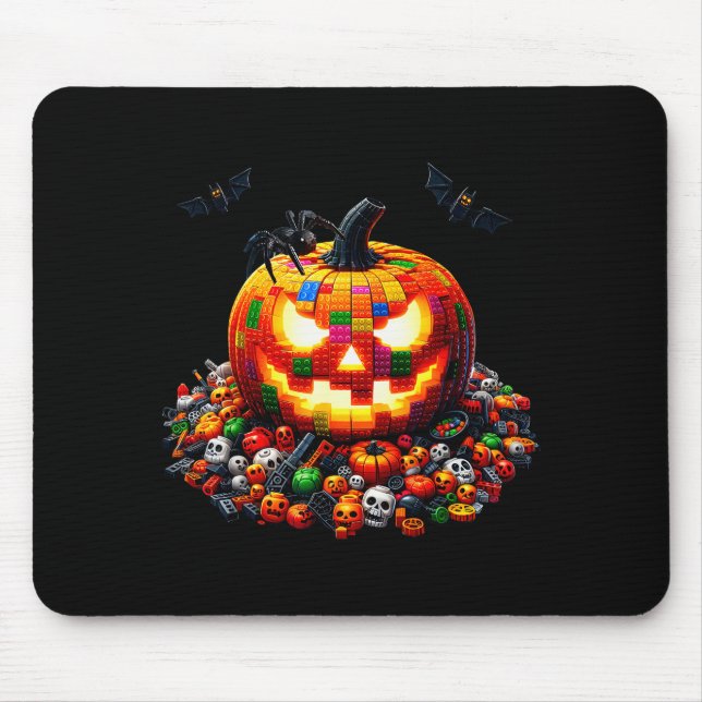 Master Builder Blocks Bricks Building Pumpkin Hall Mousepad (Vorne)