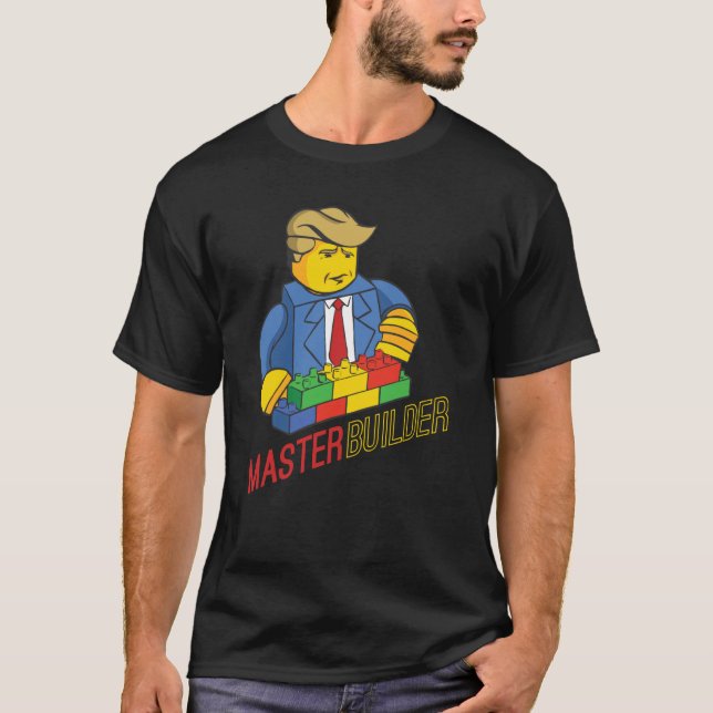 Master Builder Building Blocks Men Women Youth  12 T-Shirt (Vorderseite)