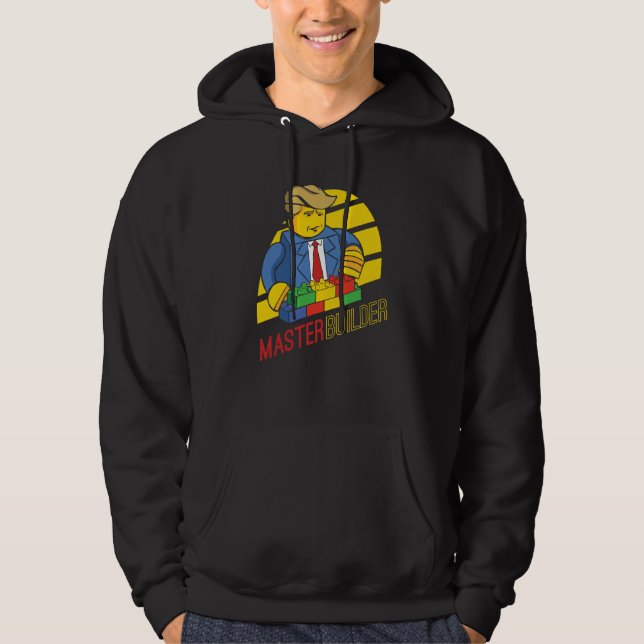 Master Builder Building Blocks Men Women Youth  7 Hoodie (Vorderseite)