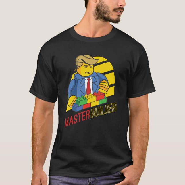 Master Builder Building Blocks Men Women Youth  7 T-Shirt (Vorderseite)