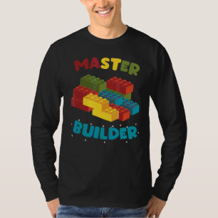 Master Builder Creative Blocks Gebäude Toys T-Shirt