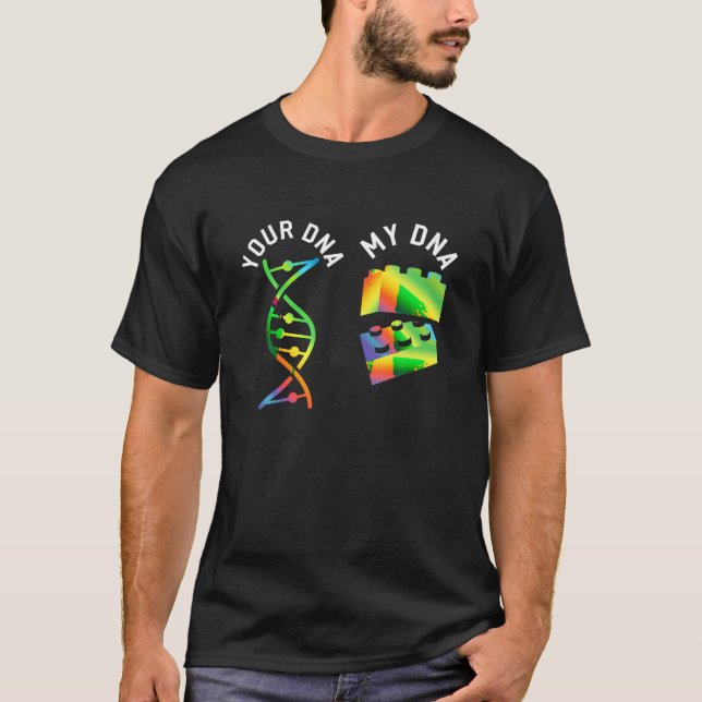 Master Builder DNA Engineer Construction Gebäude T-Shirt (Vorderseite)