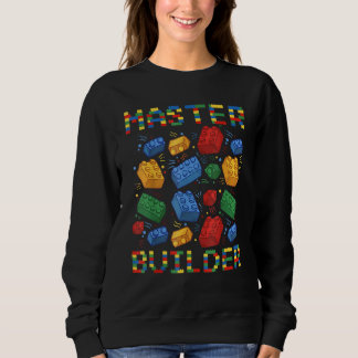 Master Builder Gebäude Blöcke für Jungen Kinder Mä Sweatshirt