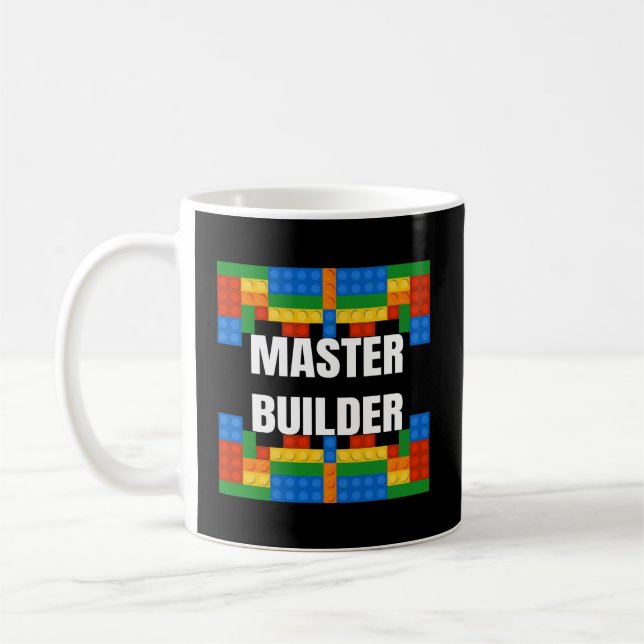 Master Builder Gebäude blockiert Brick Builders To Kaffeetasse (Links)