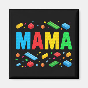 Master Builder Gebäude Bricks Blocks Funny Mother Magnet