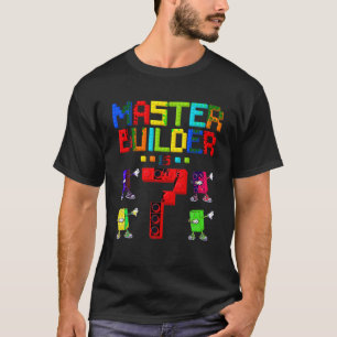 Master Builder ist 7 Jahre alt Gebäude 7. Geburtst T-Shirt