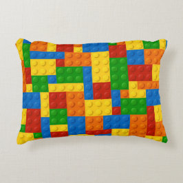 Master Builder Kids Blocks - Rectangle Pillow Dekokissen