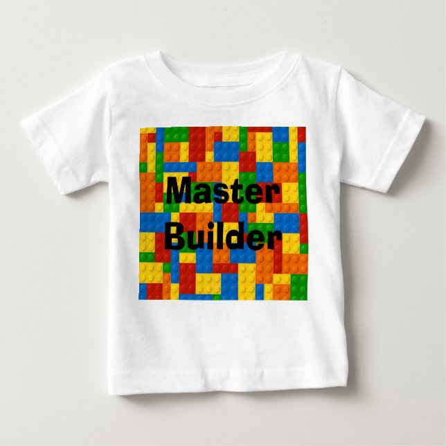 Master Builder Kids Blocks - Sweatshirt Baby T-shirt (Vorderseite)
