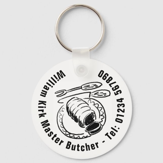 Master Butcher Schlüsselanhänger (Vorderseite)