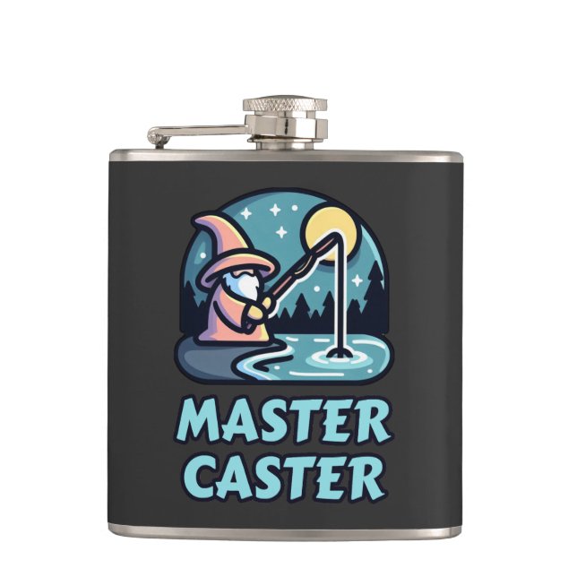Master Caster Fantasy Fishing Flachmann (Vorderseite)