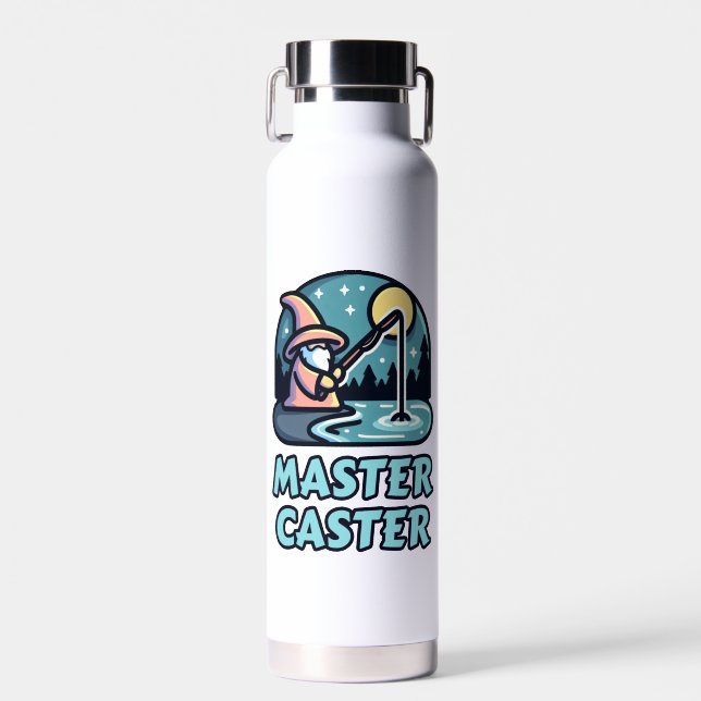 Master Caster Fantasy Fishing Trinkflasche (Vorne)