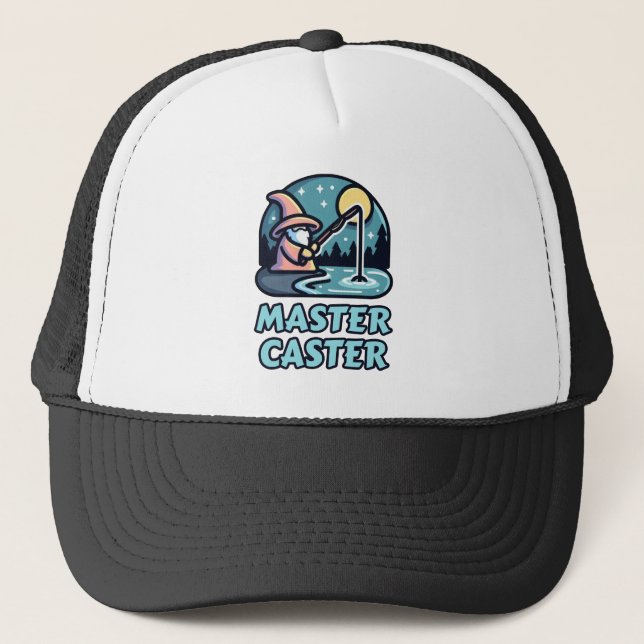 Master Caster Fantasy Fishing Truckerkappe (Vorderseite)