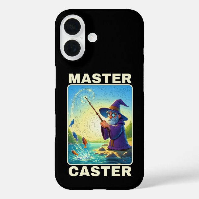 Master Caster - Zauberer für die Fischerei iPhone 16 Hülle (Rückseite)