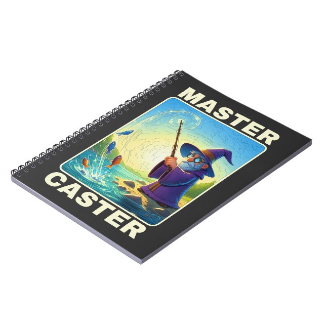 Master Caster - Zauberer für die Fischerei Notizblock (Linke Seite)