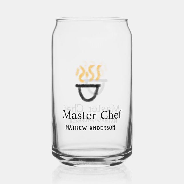 Master chef add name black pan yellow fire fume co (Recto)