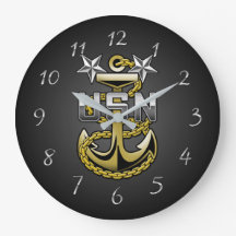 Master Chief Anchor Clock