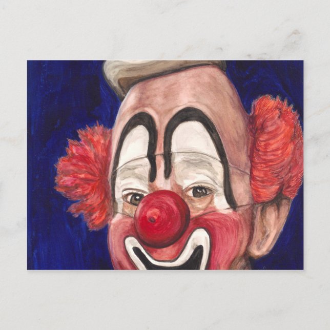 Master Clown Lou Jacobs Postkarte (Vorderseite)