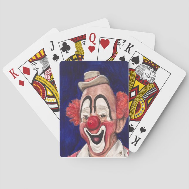 Master Clown Lou Jacobs Spielkarten (Rückseite)