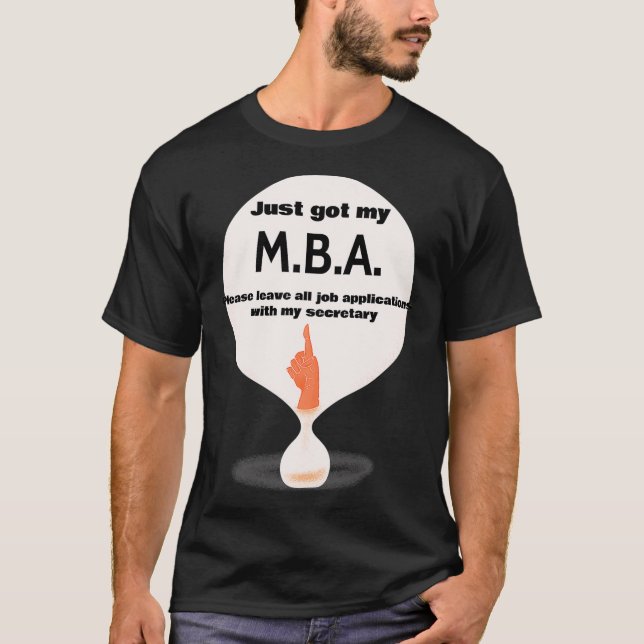 Master Degree Abschluss Shirt _1 (Vorderseite)