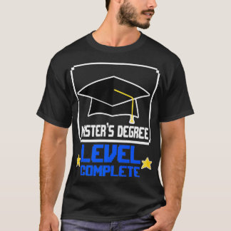 Master Degree Abschluss Video Game Gamer MSW Soci T-Shirt