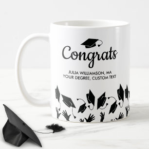 Master Degree MA MS Abschluss Gift Glückwunsch Gra Kaffeetasse
