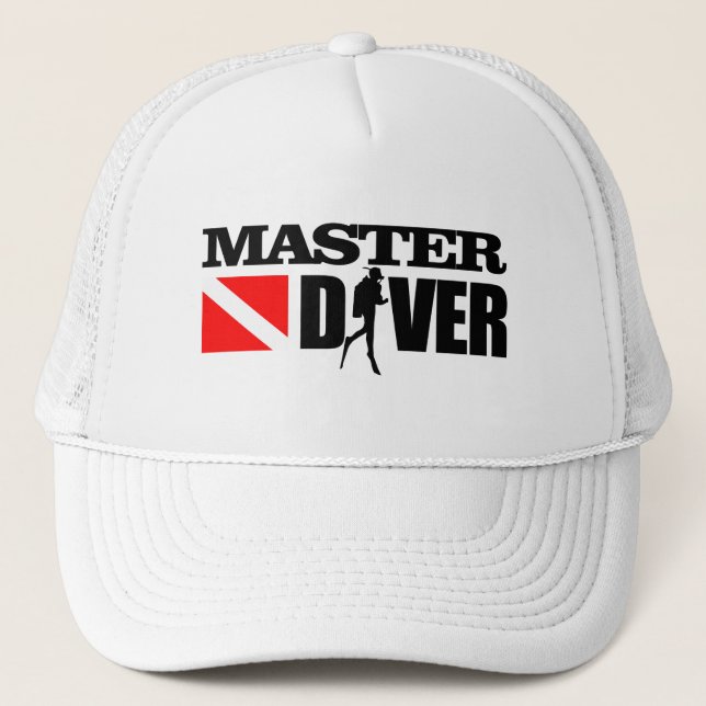 Master Diver (DF) Truckerkappe (Vorderseite)