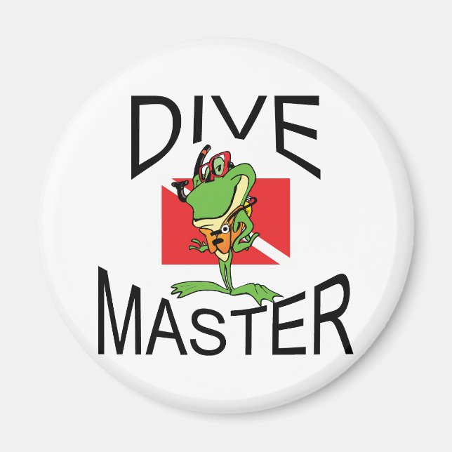 Master Diver SCUBA Magnet (Vorne)