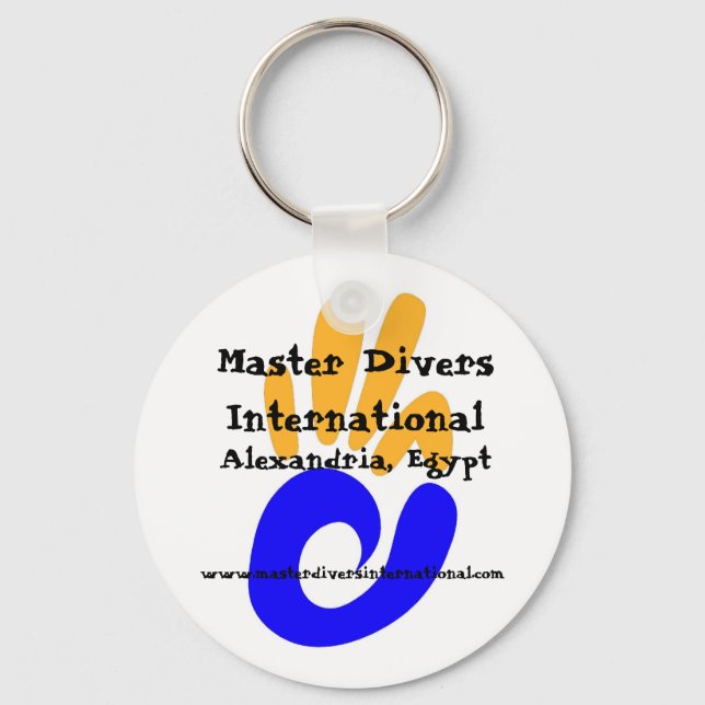 Master Divers Internationaler Schlüsselring Schlüsselanhänger (Vorderseite)