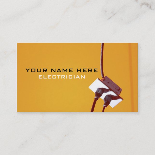 Master Electric Business Card Visitenkarte (Vorderseite)