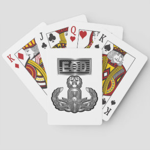 Master EOD Abzeichen Spielkarten