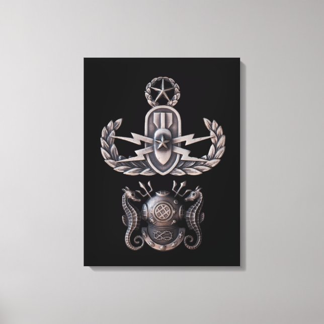Master EOD Master Diver Leinwanddruck (Vorderseite)