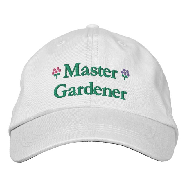 Master Gardener Bestickte Baseballkappe (Vorderseite)