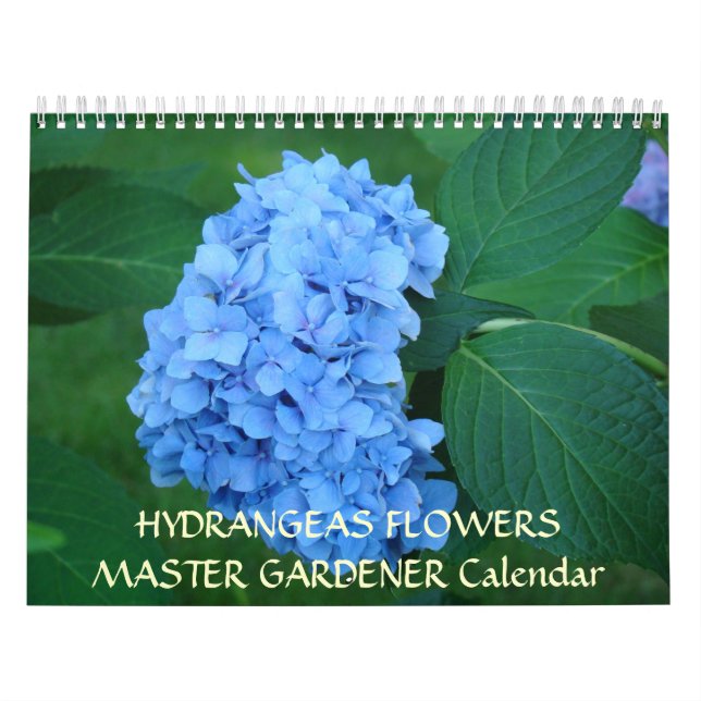 MASTER GARDENER Calendar Hydrangeas-Blume Kalender (Titelbild)