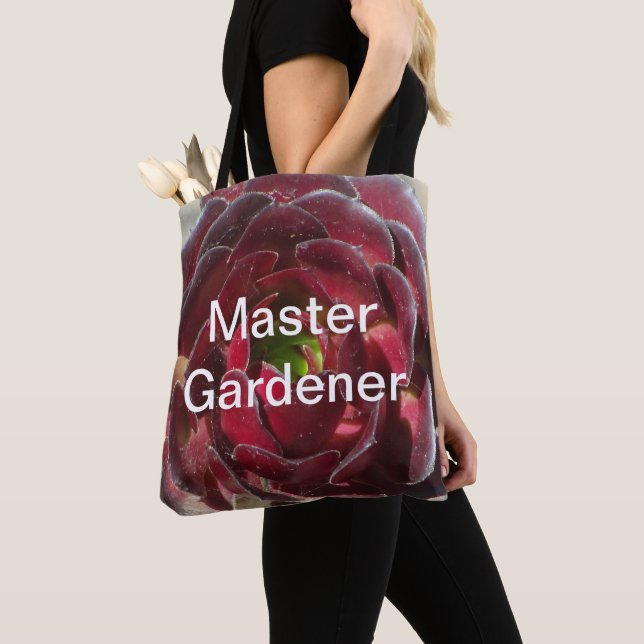 Master Gardener Coastal Pflanze Foto Red Succulent Tasche (Von Nahem)