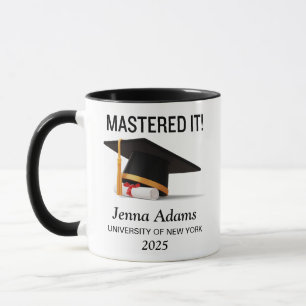Master-Grad-Abschluss meistert es Tasse