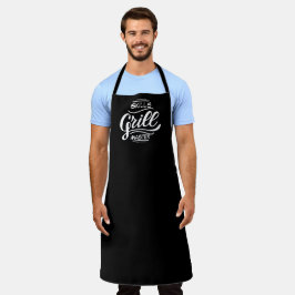Master Grill-Fähigkeiten lustig Gewohnheit Schürze