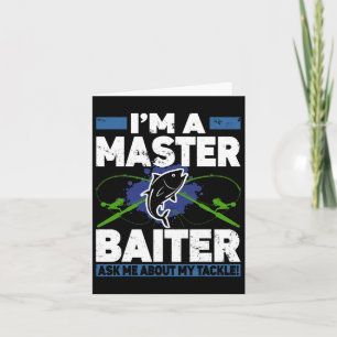 Master Iter Shirt Funny Fishing Fisherman Fish Karte
