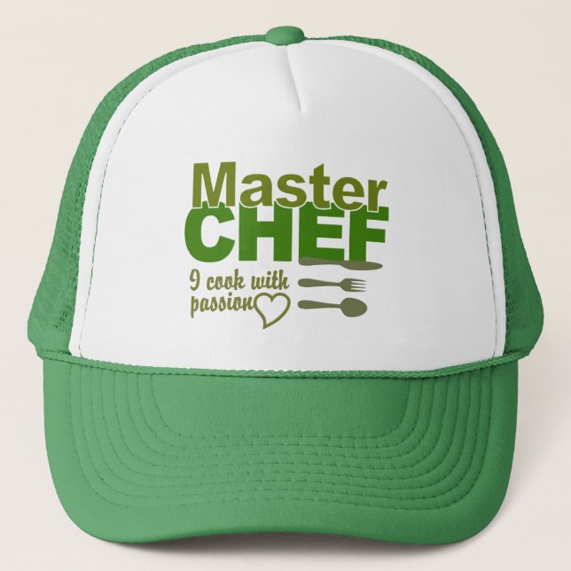 Master-Koch Truckerkappe (Vorderseite)