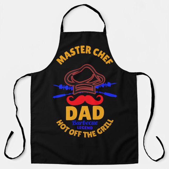 MASTER KOCH - Vater. Heiß vom Grill! Schürze (Vorderseite)