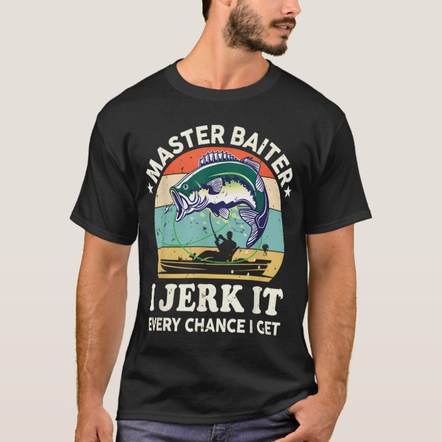 Master-Köder Angeln Barsch Fisch Lustig Erwachsene T-Shirt (Vorderseite)