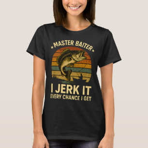 Master-Köderer-Kajak-Angler-Shirt Vater Opa Barsch T-Shirt