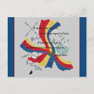 MASTER LEHRER Lehrer Tribute Design Postkarte