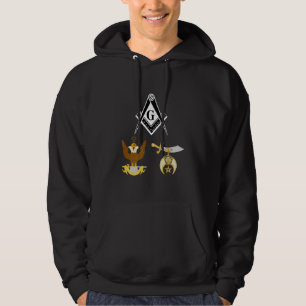 Master Mason 33. Degree Shrine AASR Noble Masonic Hoodie
