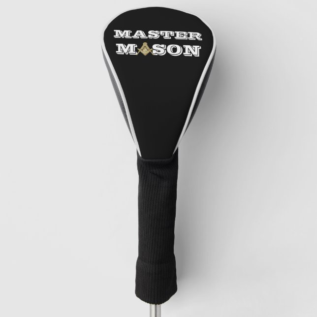 Master Mason Lodge Freemason Masonry Masonic Golf Headcover (Vorderseite)