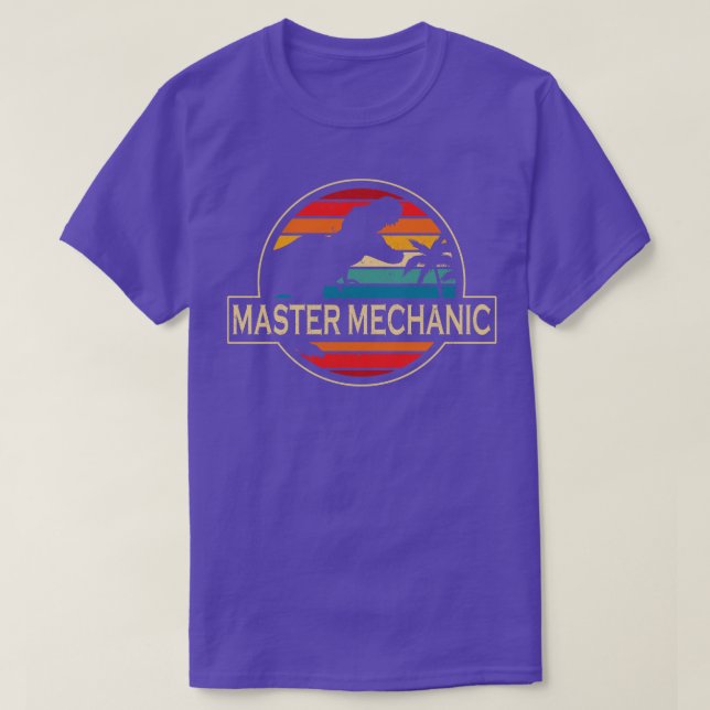 Master Mechanic Dinosaur T-Shirt (Design vorne)