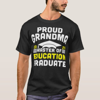 Master of Bildung Proud Graduate 2021 De T-Shirt