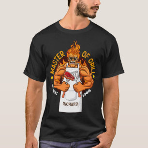 Master of Grill Vathers Day Gift GRILLEN Koch Vate T-Shirt