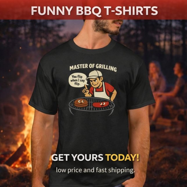 Master of Grilling | Funny BBQ T-Shirt (Von Creator hochgeladen)