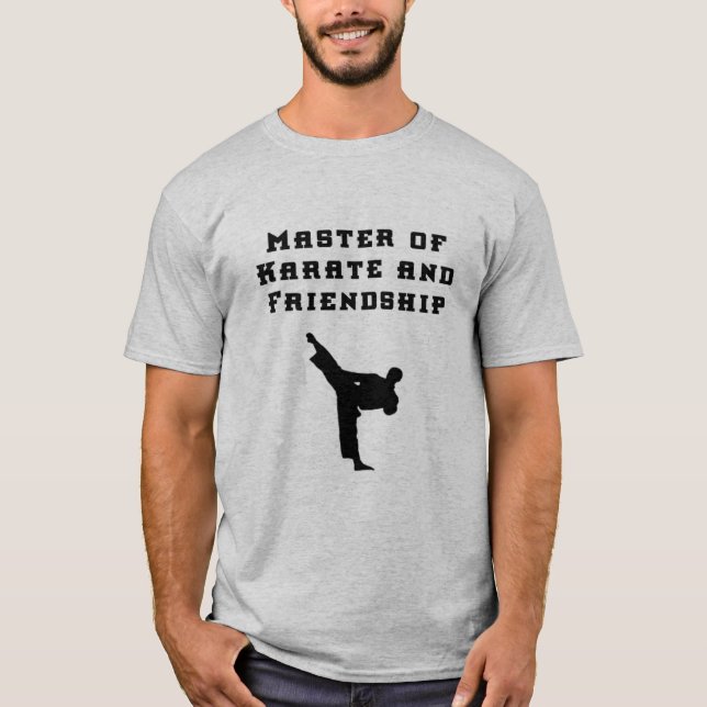 "Master of Karate and Friendship" T - Shirt der Mä (Vorderseite)