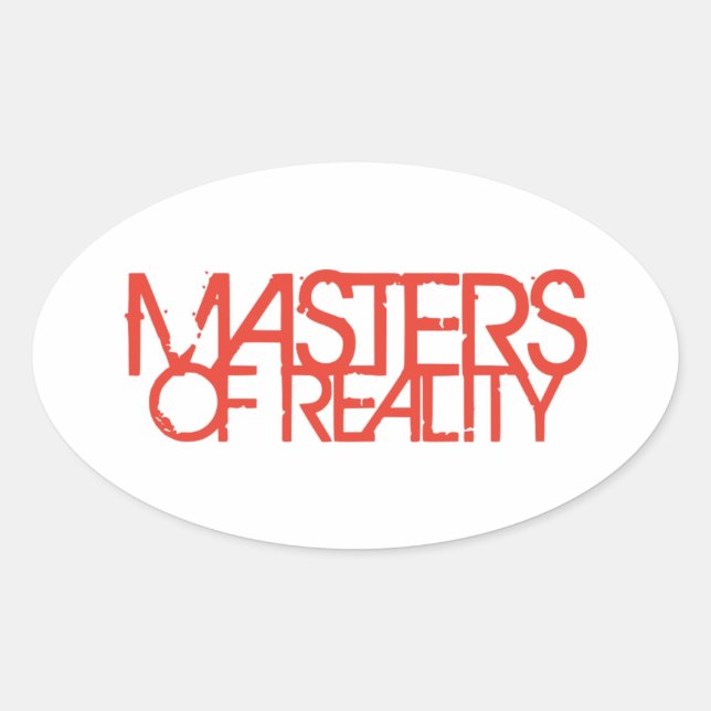 Master of Reality album Ovaler Aufkleber (Vorderseite)
